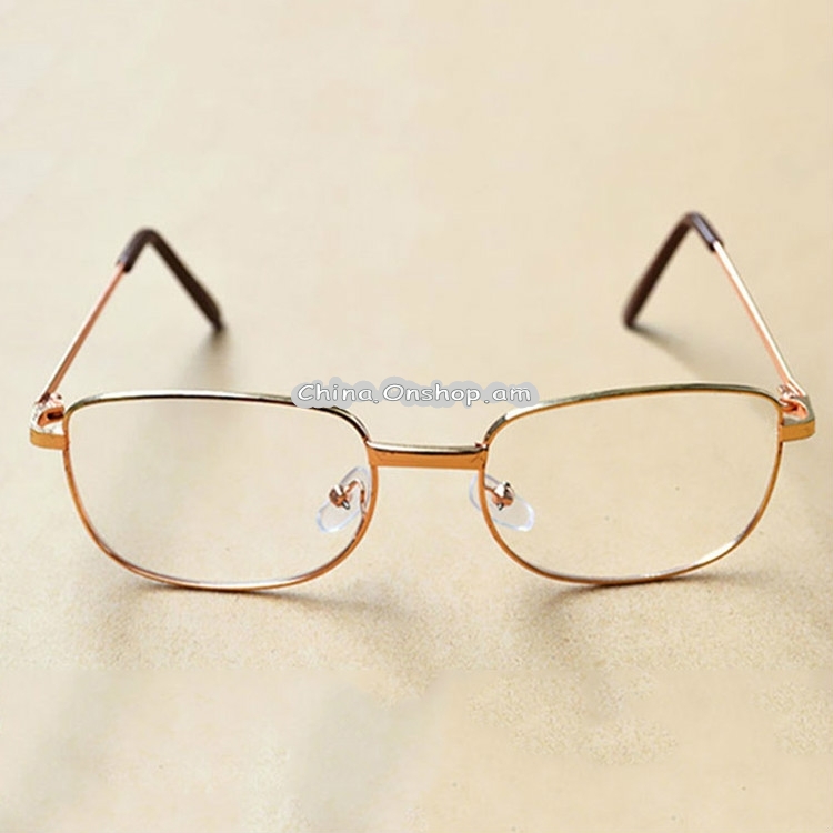Full Metal Frame Resin Lenses Presbyopic Glasses Reading Glasses +4.00D