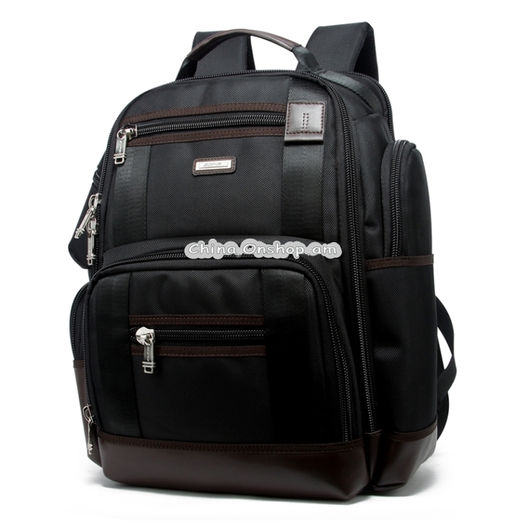 Bopai 11-85301 15.6 inch Large Capacity Multi-layer Zipper Bag Design Breathable Laptop Backpack, Size: 35 x 20 x 43cm