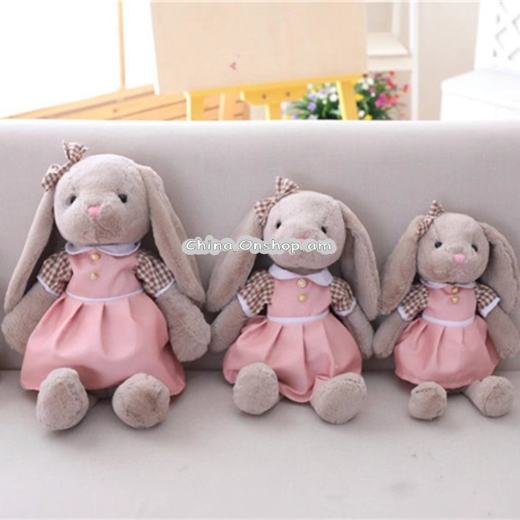 Cartoon Rabbit Plush Toy Bunny With Skirt Doll Soft Stuffed Animal Doll, Height:35cm