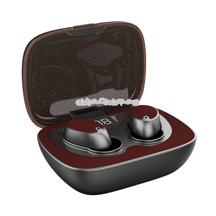 ES02 Bluetooth 5.0+EDR In-ear Stereo Bluetooth Earphone With Digital Display Charging Bin