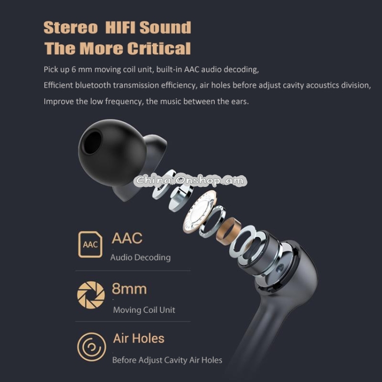 TWS-T9 Pop-up 5.0 Touch Control Earbud Hifi Sound Quality Clear Durable Wireless Bluetooth Earphone