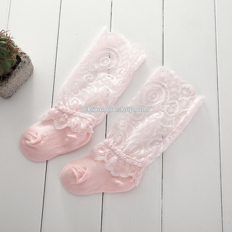 Delicate Cute Baby Lace Pile Socks Baby Socks