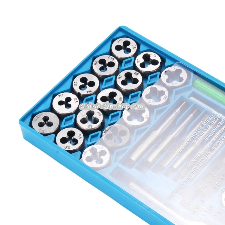 Hand Die Model Tap Tap Die Set Manual Tapping Drill Thread Hole, Style