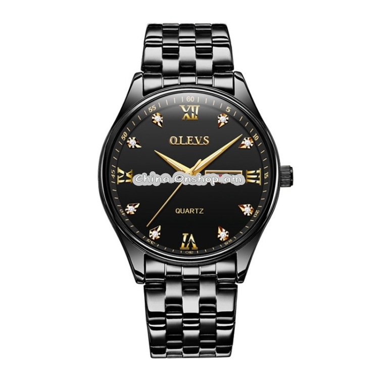 OLEVS 5570 Men Fashion Business Style Waterproof Quartz Watch