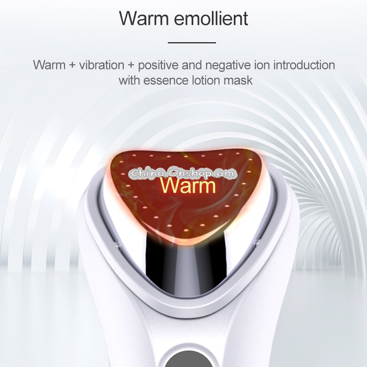 BLK-D020 Ion Import and Export Instrument Facial Beauty Massage Instrument Heating Vibration Ffacial Skin Care Instrument