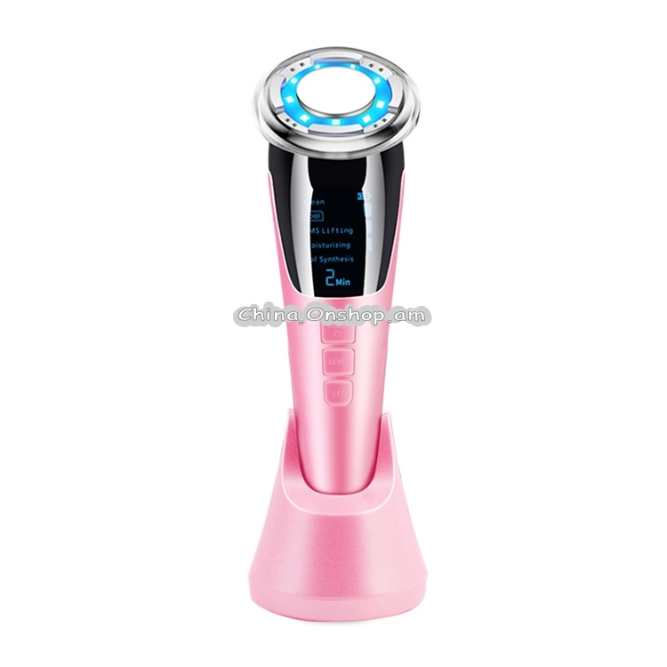 BLK-D818 Facial Beauty Instrument Hot and Cold Color Skin Rejuvenation Instrument EMS Micro Current Beauty Introduction Instrument