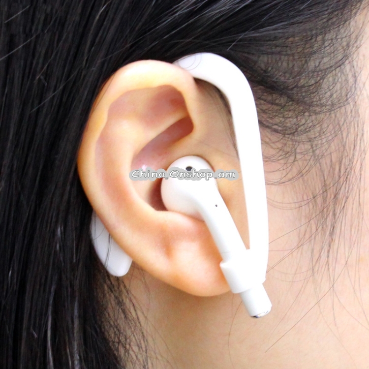 1 Pair IMAK For AirPods 1 / 2 Wireless Earphones Silicone Anti-lost Lanyard Ear Hook