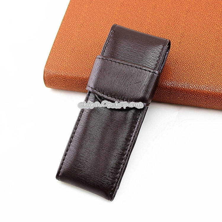 Double Pack Pen Storage Bag Leather Pen Case Pen Case for Business Office