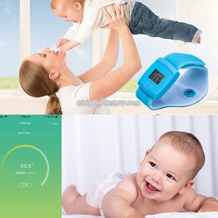 Smart Body Temperature Bracelet Bluetooth Thermometer Child Baby Thermometer