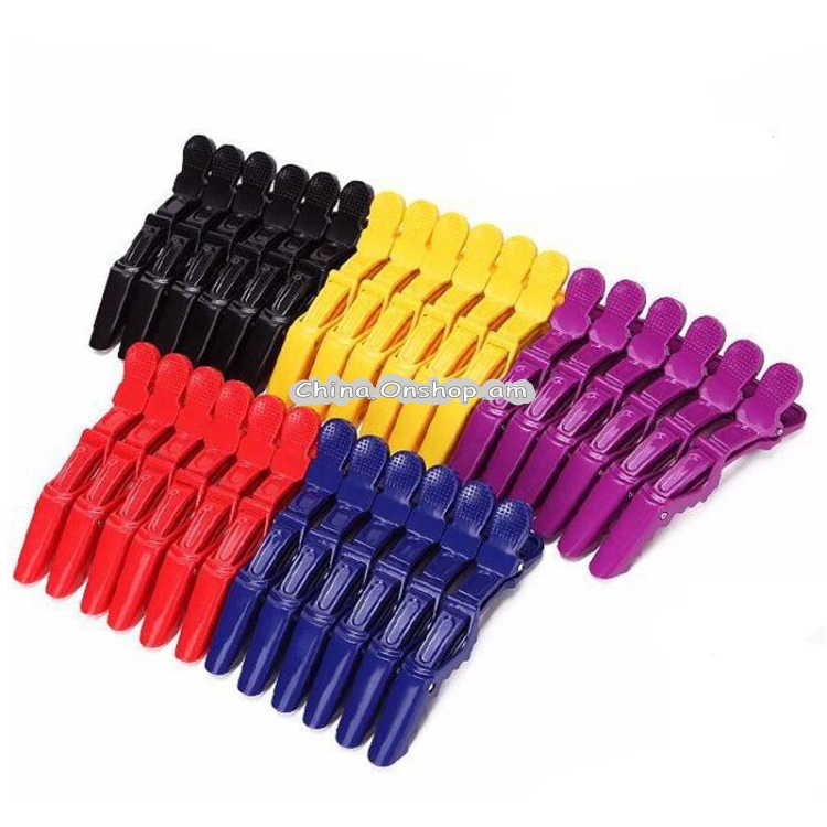 6 PCS Hair Not Easy to Slip off Hair Salon Barber Shop Style Partition Special Clip Hair Tools