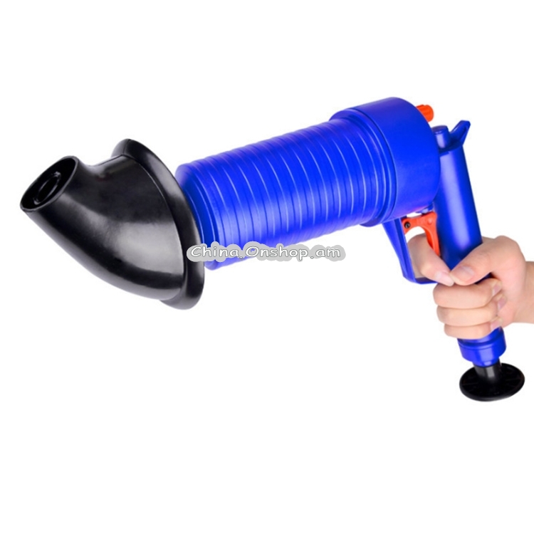 Kitchen Toilet High Pressure Drain Pipes Sinks Air Power Blaster Cleaner Plunger Clog Remover