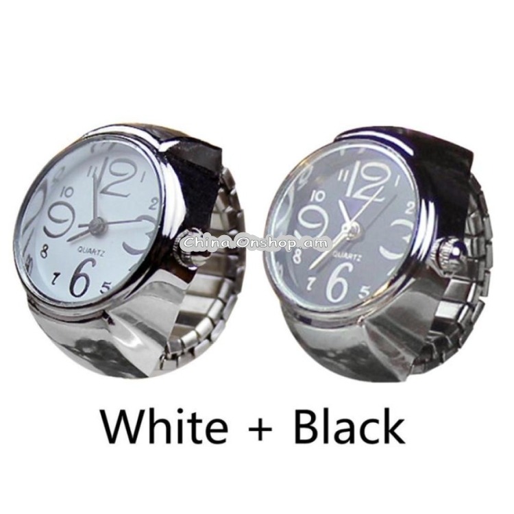 L04 2018 Dial Quartz Analog Watch Creative Steel Cool Elastic Quartz Finger Ring Watch Men Women