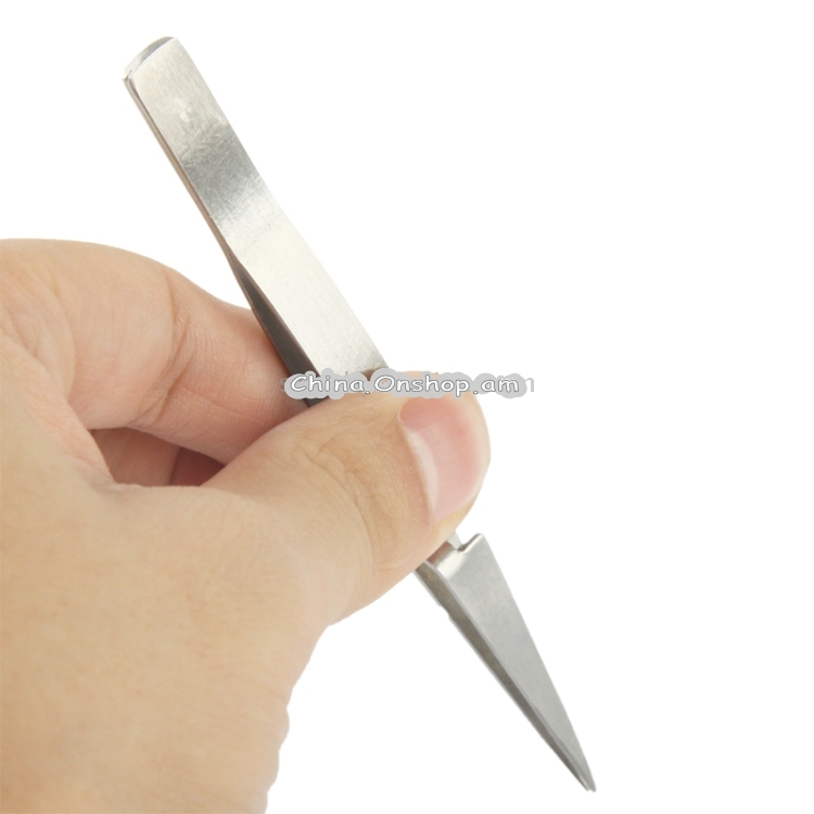 High-precision Electronic Stainless Steel Elbow & Straight Tweezers, include 5 kind of Tweezers