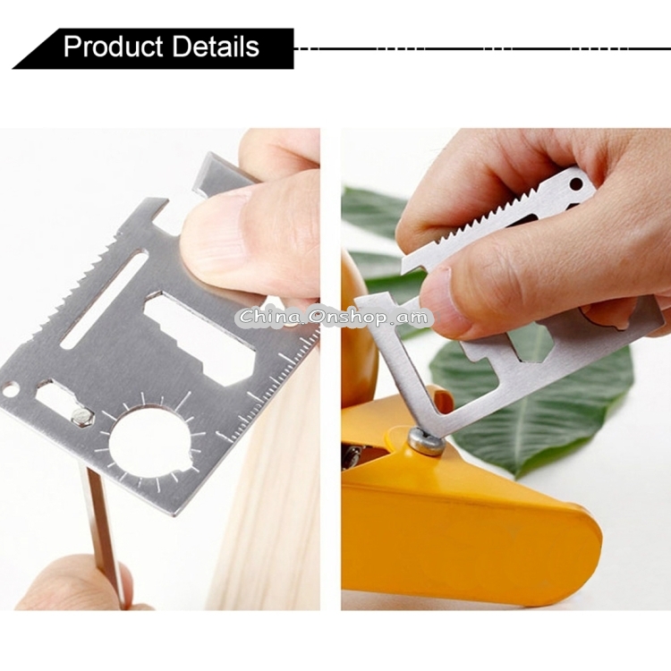 Outdoor Multi-function Credit Card Pocket Knife