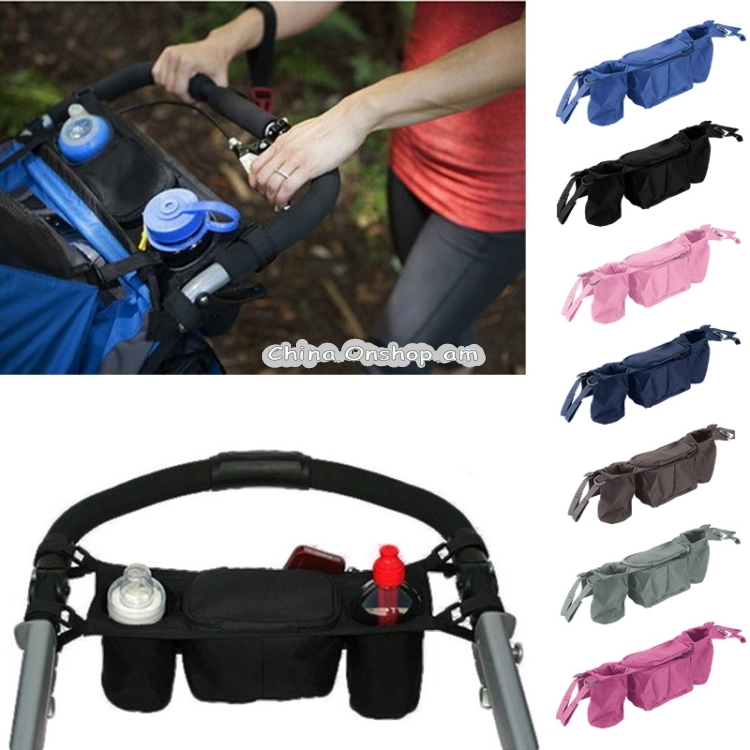 Baby Stroller Organizer Baby Prams Carriage Bottle Cup Holder Bag for Pram Buggy Baby Stroller Accessories