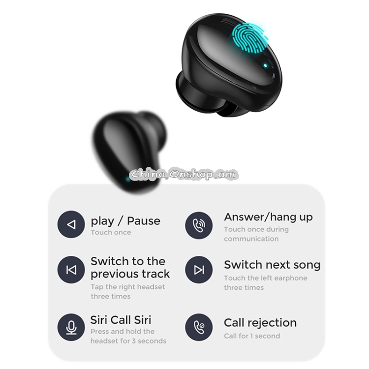 JOYROOM JR-TL2 Bluetooth 5.0 Bilateral TWS Wireless Earphone with Digital Display