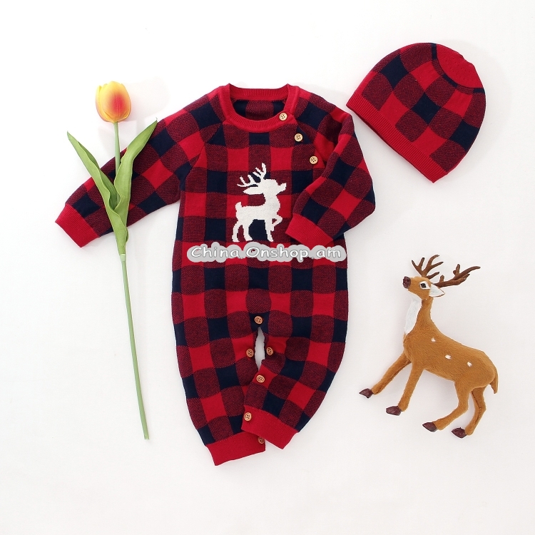 Long-sleeved Leotard Baby Siamese Romper Climbing Clothes Suit