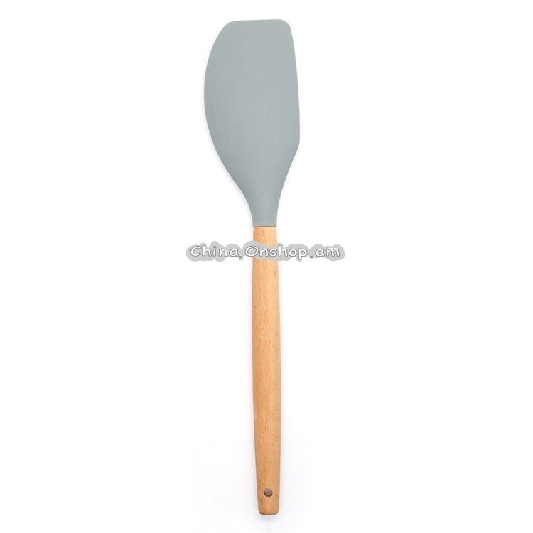 Kitchen Silicone Cream Cake Spatula Mixing Scraper Brush Butter Mixer Brushes Baking Tool