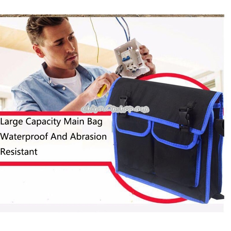 Multi-functional Wear-resistant Oxford Cloth Waterproof Thick Canvas Electrician Tool Kit