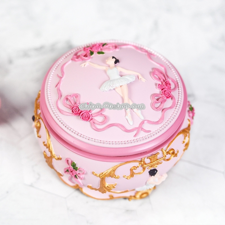 Ballet Girl Rotating Dancing Music Box Creative Birthday Gift, Music: Swan Lake