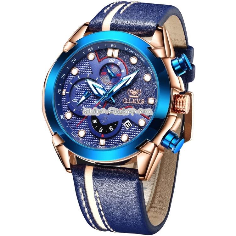 OLEVS 9903B Multi-function Men Timed Calendar Sport Quartz Watch