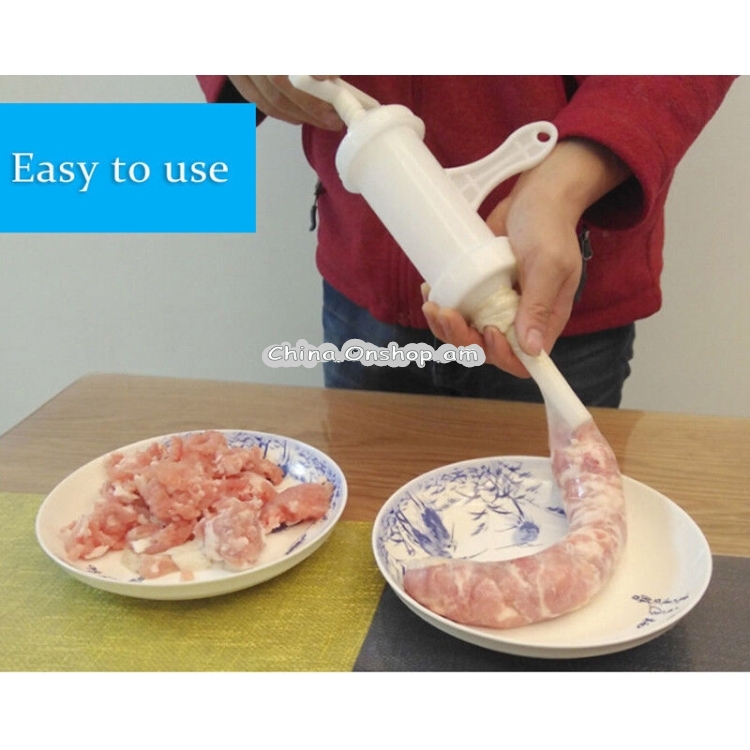 Sausage Machine Meat Stuffer Filler Hand Operated Salami Maker
