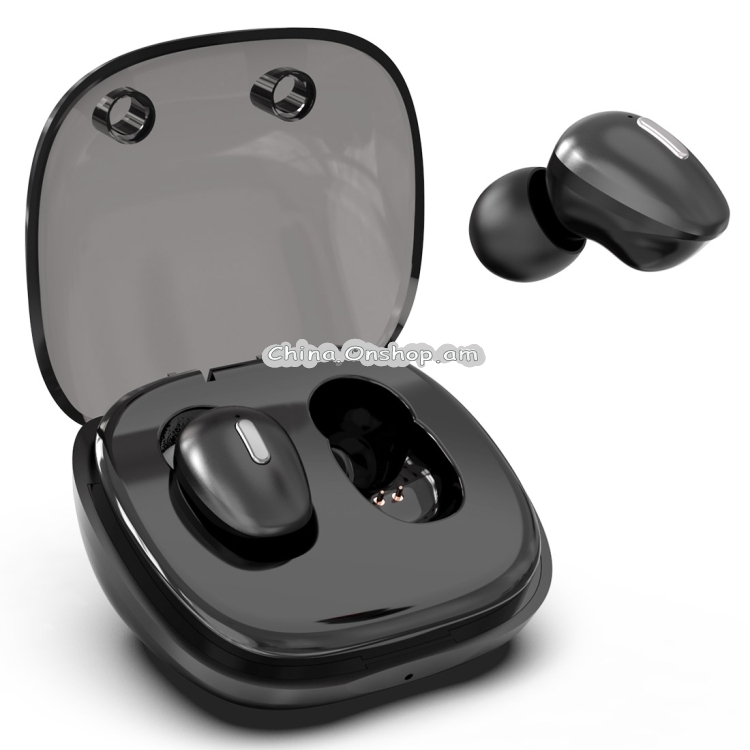 T2 TWS Bluetooth 5.0 Wireless Bluetooth Earphone with Magnetic Adsorption Charging Case, Support Call & IOS System Dsplay Power
