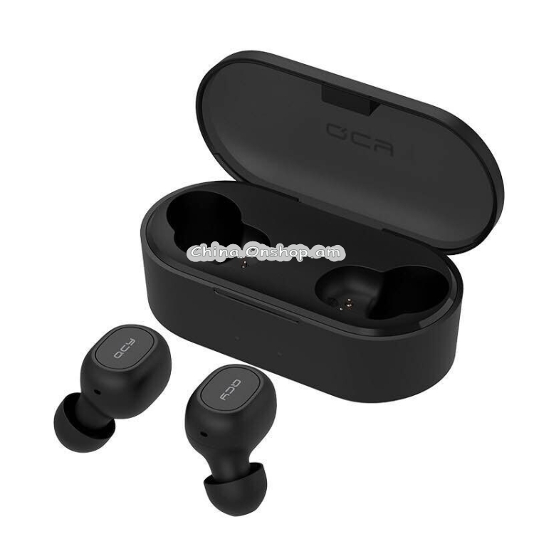 QCY T2C TWS Bluetooth 5.0 Dual Microphone Wireless Sports Earphone with Charging Box