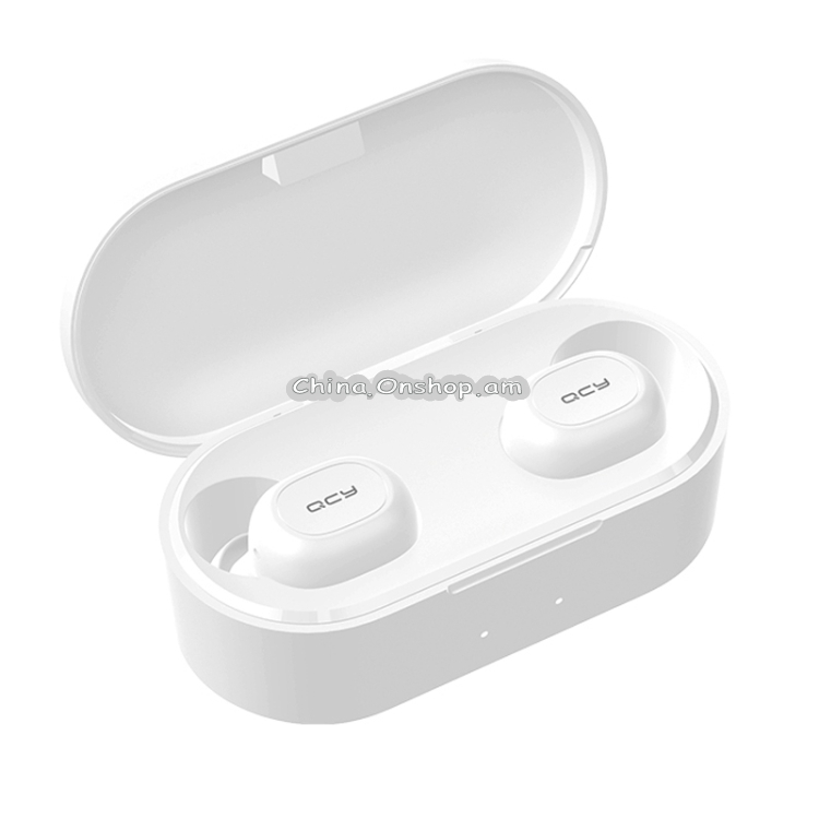 QCY T2C TWS Bluetooth 5.0 Dual Microphone Wireless Sports Earphone with Charging Box