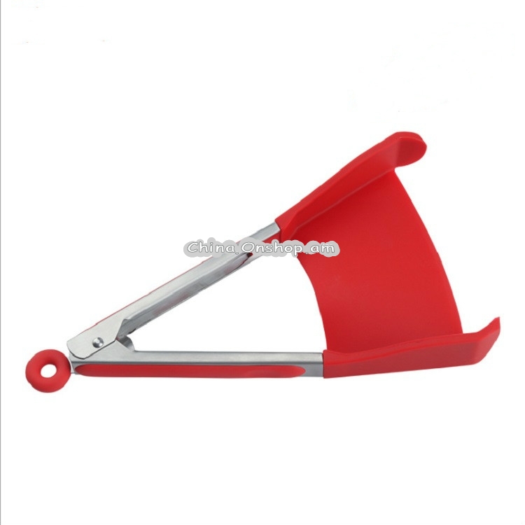 9 Inch Kitchen Multifunctional Silicone Smart Food Clip, Random Color Delivery