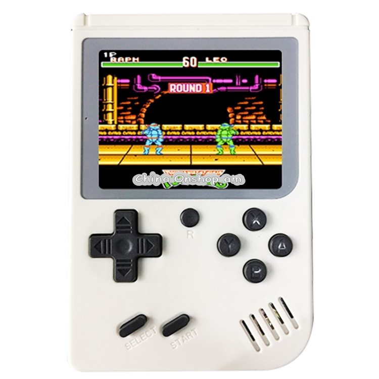 RS-6A Retro Mini Handheld Game Console, 3.0 inch 8 Bits Color 168 Games Retro FC Game Player