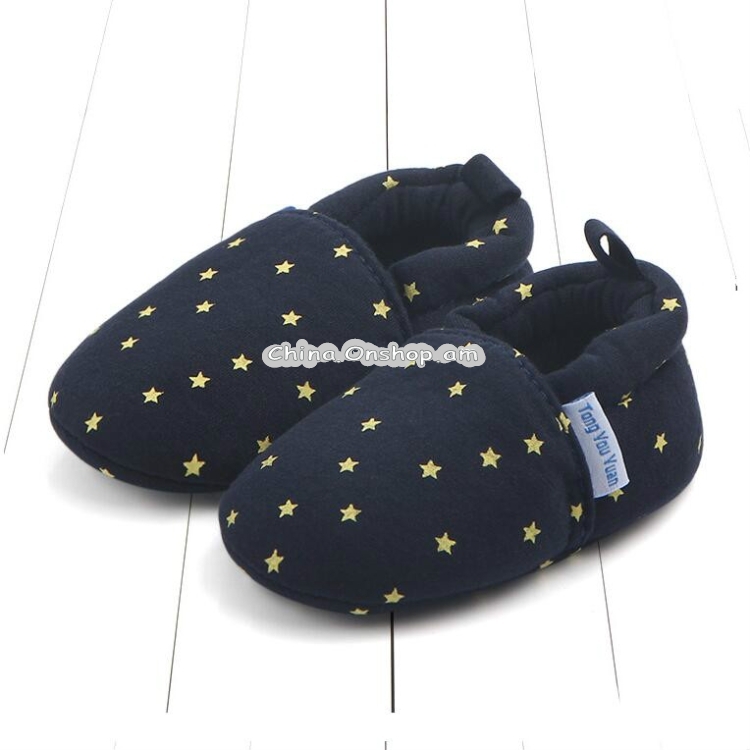Newborn Crib Shoes Soft Sole Non-slip Cute Animal Baby Toddler Shoes, Size:Inner Length 13cm