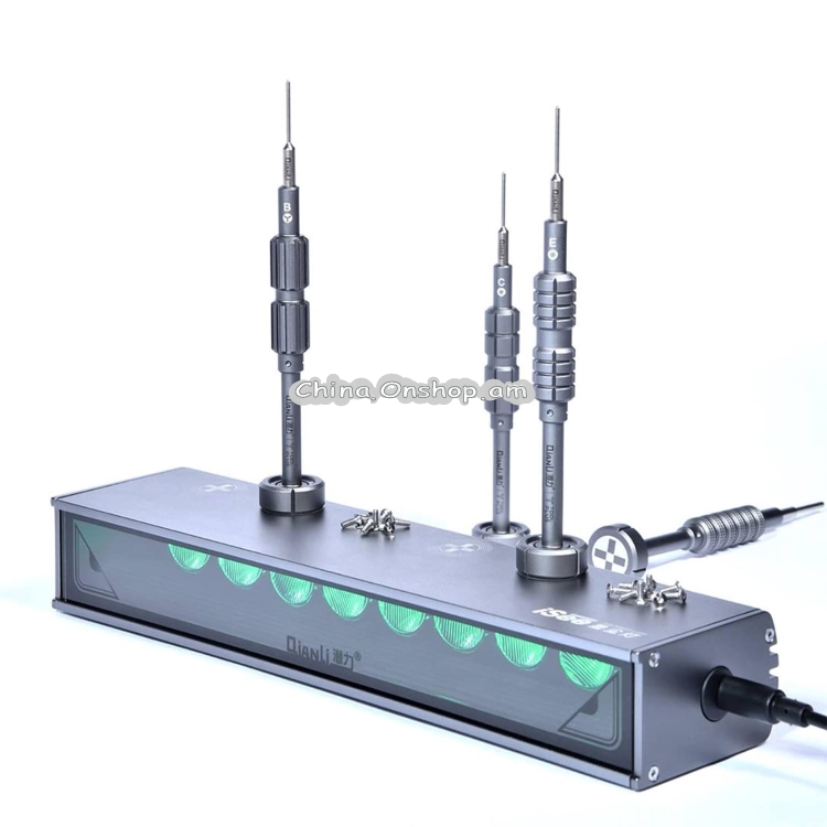 QIANLI iSee LCD Screen Repair Dust Checking Fingerprint Scratch Detection Lamp Green Light Source Protect Eyes