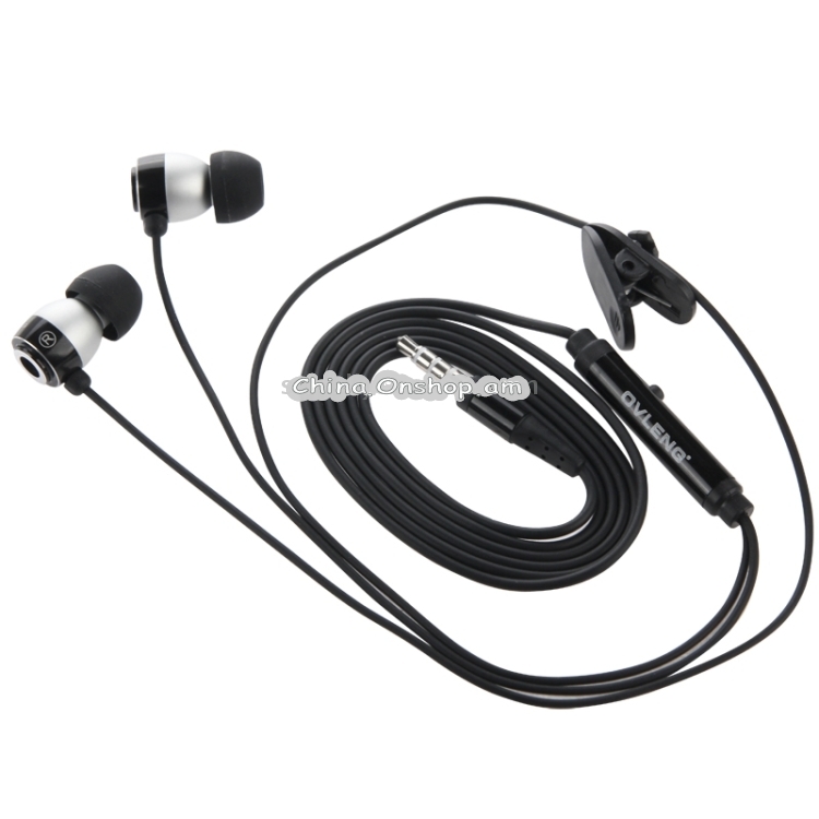 OVLENG Stereo Hands-free Earphone with Mic, Length: 1.2m