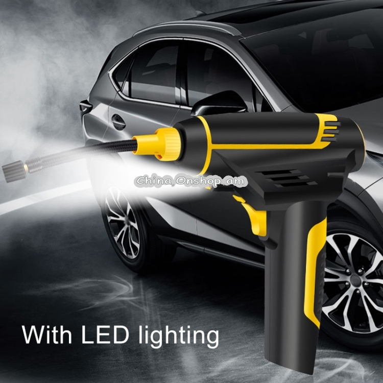 DC12V 120W 10A Portable Intelligent Digital Display Electric Air Pump Tire Inflator Car Electric Air Compressor Car Tire Pump Inflatable Pump with 3m Power Cord