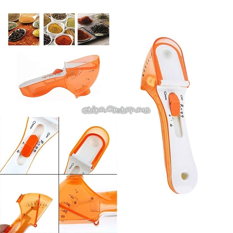 Plastic Milk Powder Amount Scale Adjustment Spoon