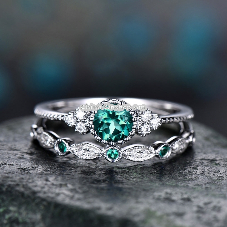 Women Fashion Zircon Gemstone Ring