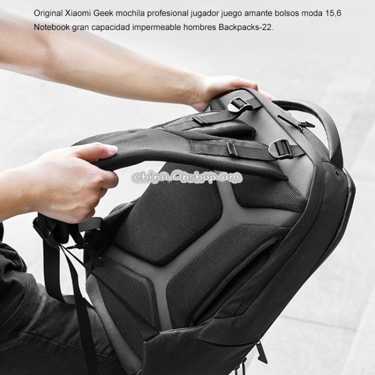 Original Xiaomi Fashion Notebook Big Capacity Waterproof Geek Backpack