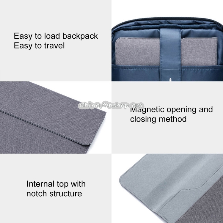 Original Xiaomi Laptop Sleeve Envelope Business Bag Fiber Case Inner Package for Xiaomi Mi Notebook Air 13.3 inch / MacBook Air 13.3 inch