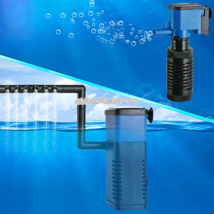 ZY-M1 4W 400L/H Multi-function Submersible Aquarium Water Pump Circulation Pump Fish Tank Internal Air Filter