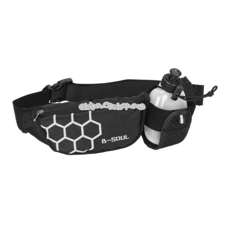 B-Soul Sports Waist Bag Kettle Bag Outdoor Fitness Waterproof Mobile Phone Bag