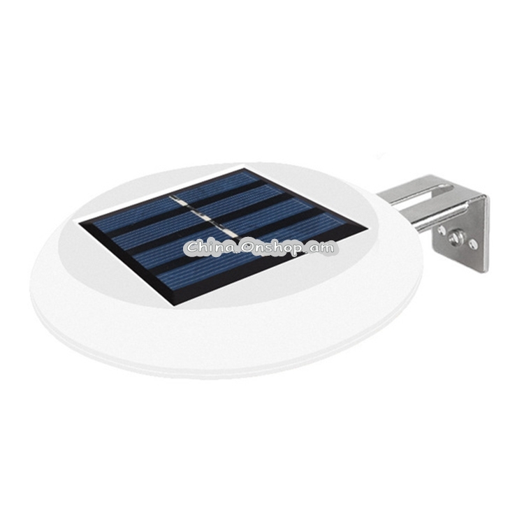 9 LEDs Outdoor Waterproof Garden Courtyard Round Solar Wall Light