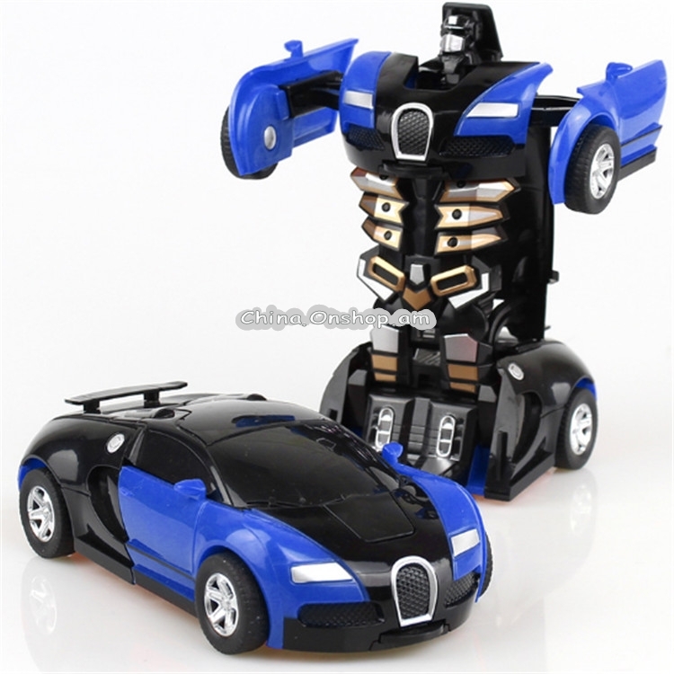 One-click Transforming Toy Car Impact Deformation Toy Model Car