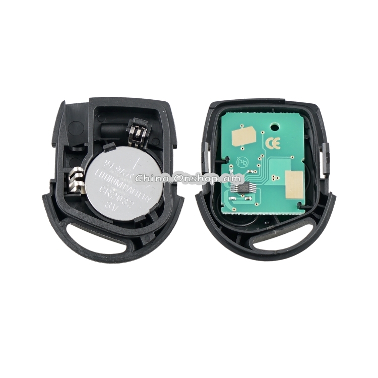 For Ford Focus Intelligent Remote Control Oval Car Key with 63 Chip 40 Bit & Battery, Frequency: 433MHz