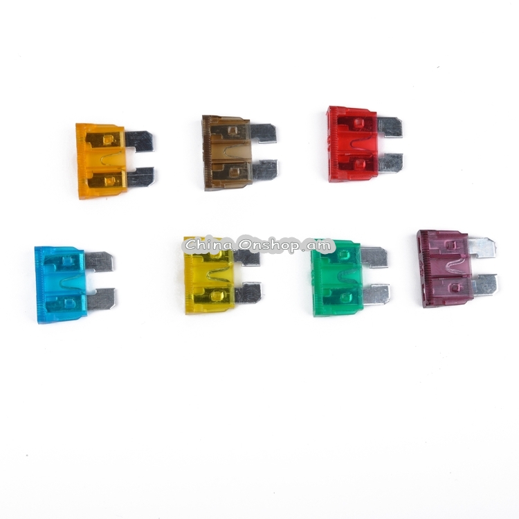 120 PCS Mix Assorted Car Motorcycle Truck Blade Fuse Set 5A 10A 15A 20A 30A 40A