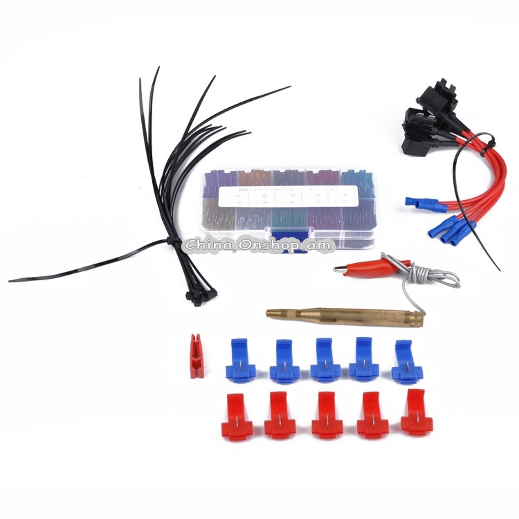 100 PCS Mix Assorted Car Motorcycle Truck Blade Fuse Set 3A 5A 7.5A 10A 15A 20A 25A 30A 35A 40A with Huse Holder