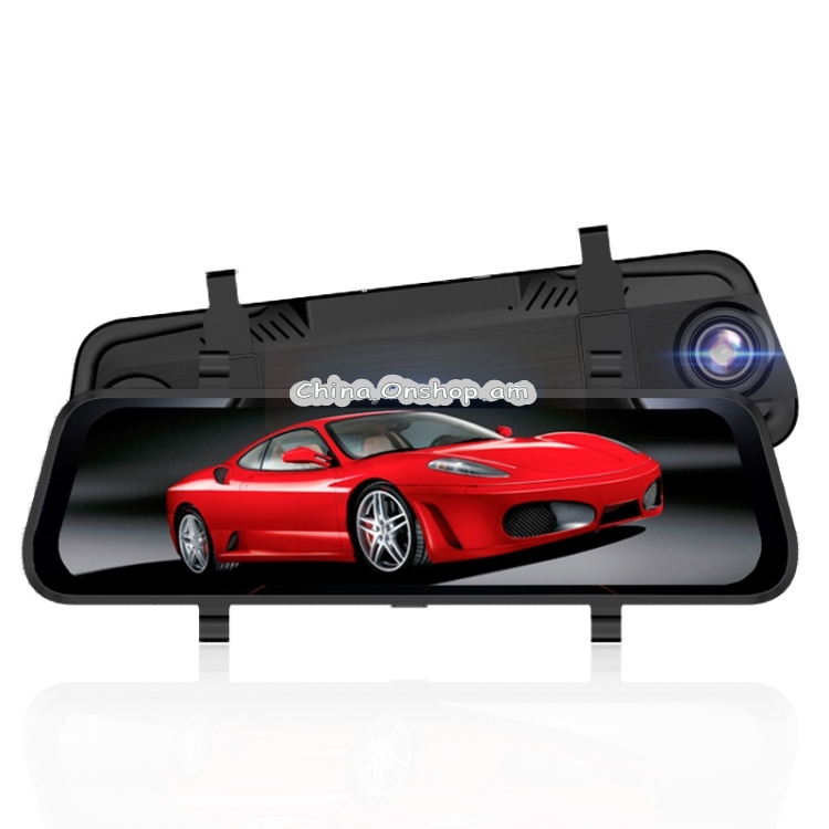 10 inch 140 Degrees Wide Angle 1080P Front Camera Starlight Night Vision + Rear Camera 120 Degrees 480P Video Car DVR