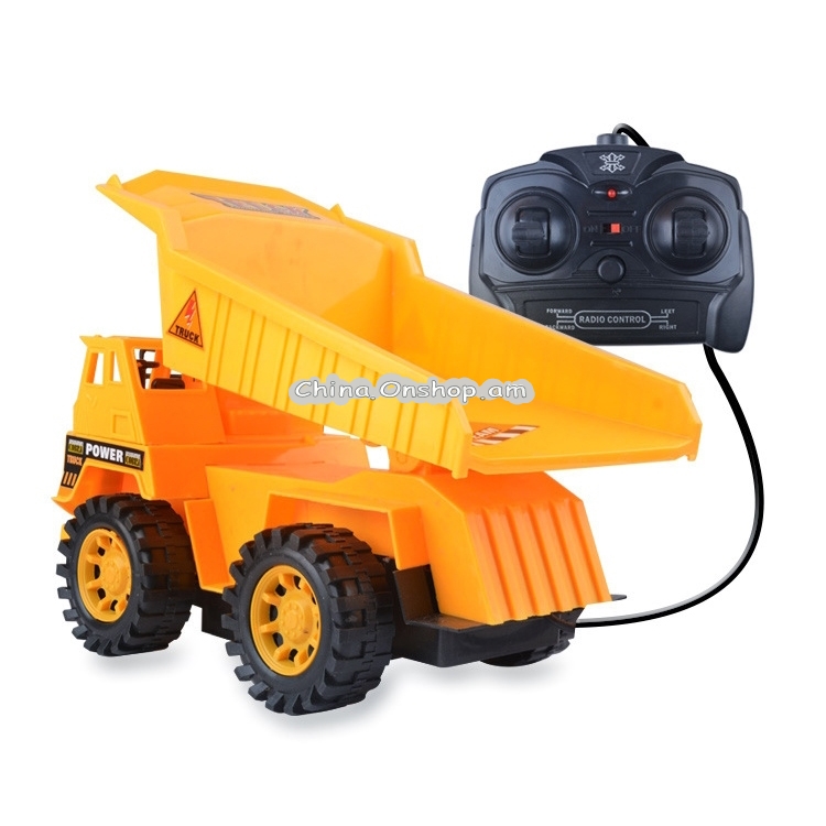Electric 5 Channel Remote Control Engineering Vehicle Toy Kids Toy Gifts