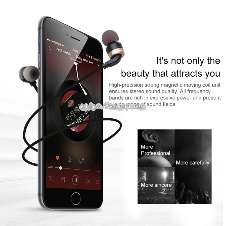 awei ES-30TY TPE In-ear Wire Control Earphone with Mic