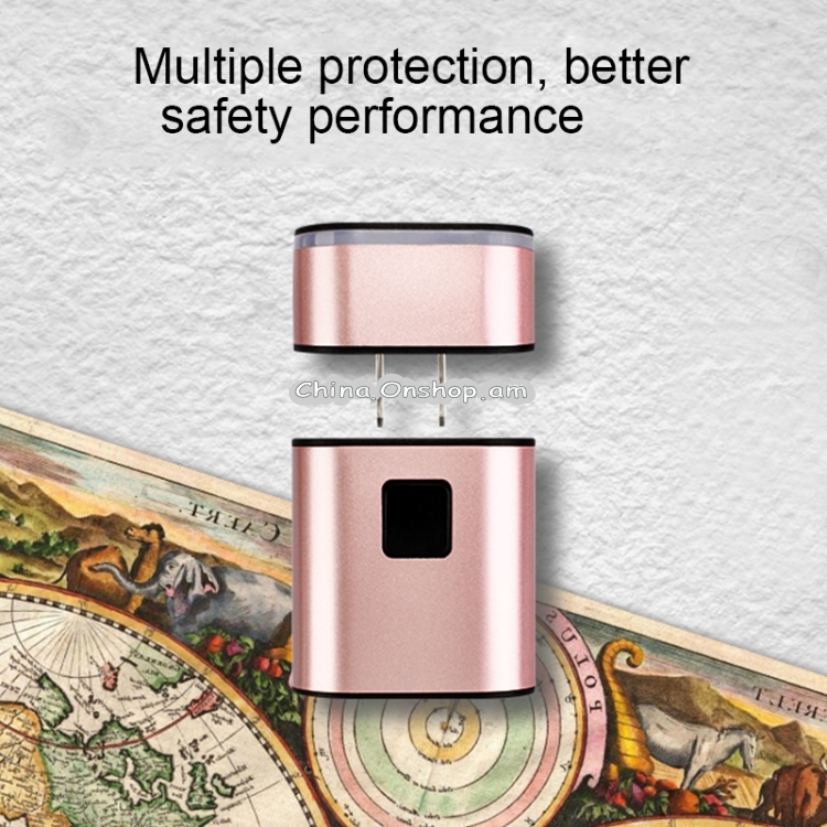 JOYROOM L-T215 5V 3.2A Portable Multi-function Dual USB Ports Smart Charge Travel Charger